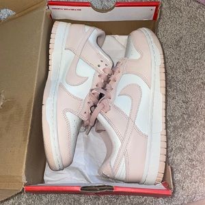 Women orange pearl Nike dunks